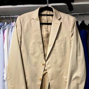 DKNY Men's Tan Blazer - 40R